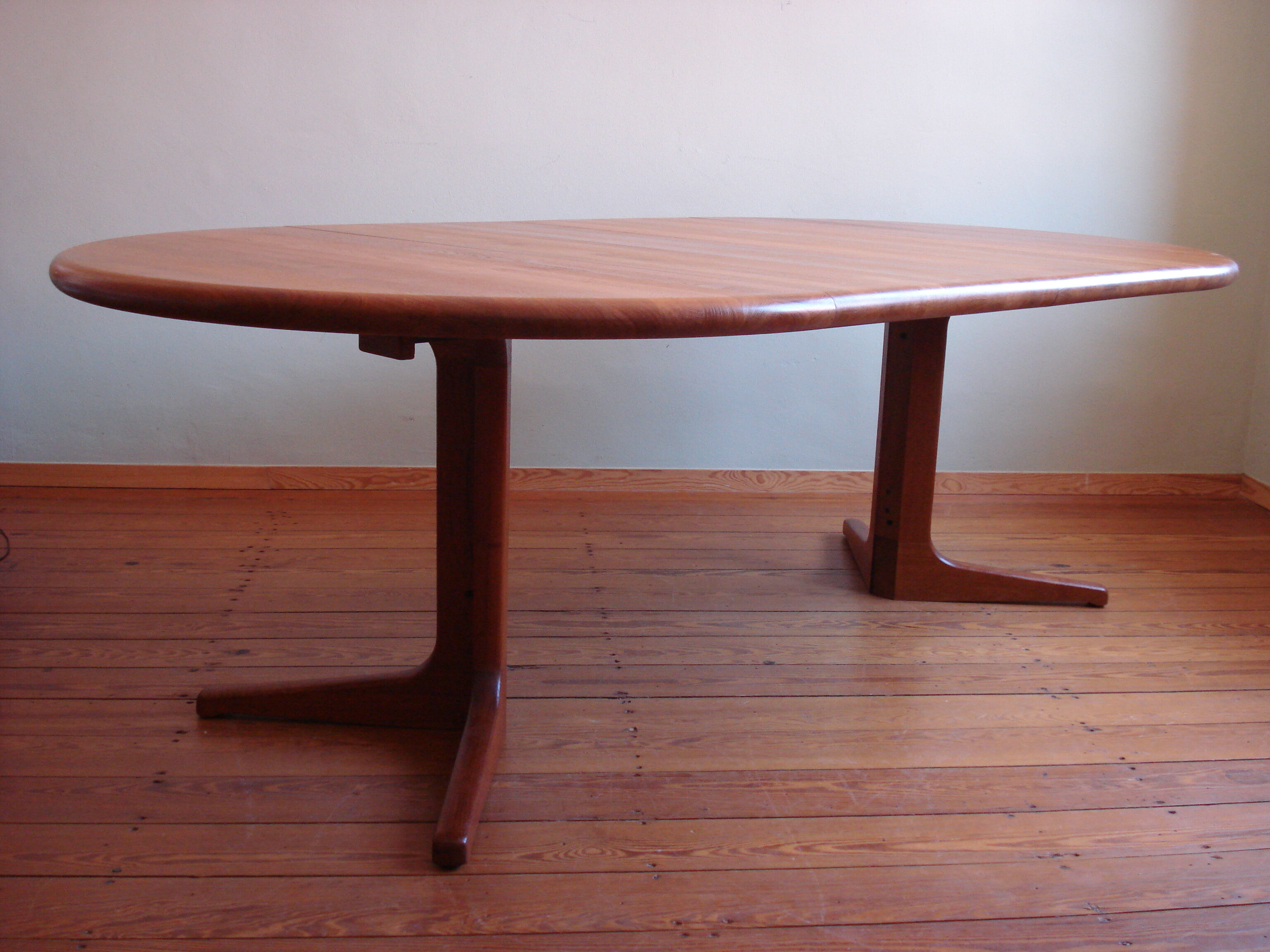 Table à manger extensible, teck massif, Glostup