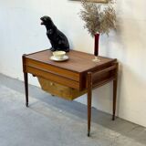 Mobile sewing table, N. Simonsen, Denmark 1960s, mid-century, vintage