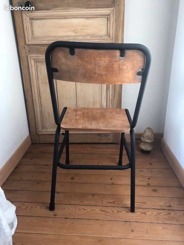Old vintage school chair