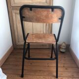 Old vintage school chair