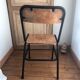 Old vintage school chair
