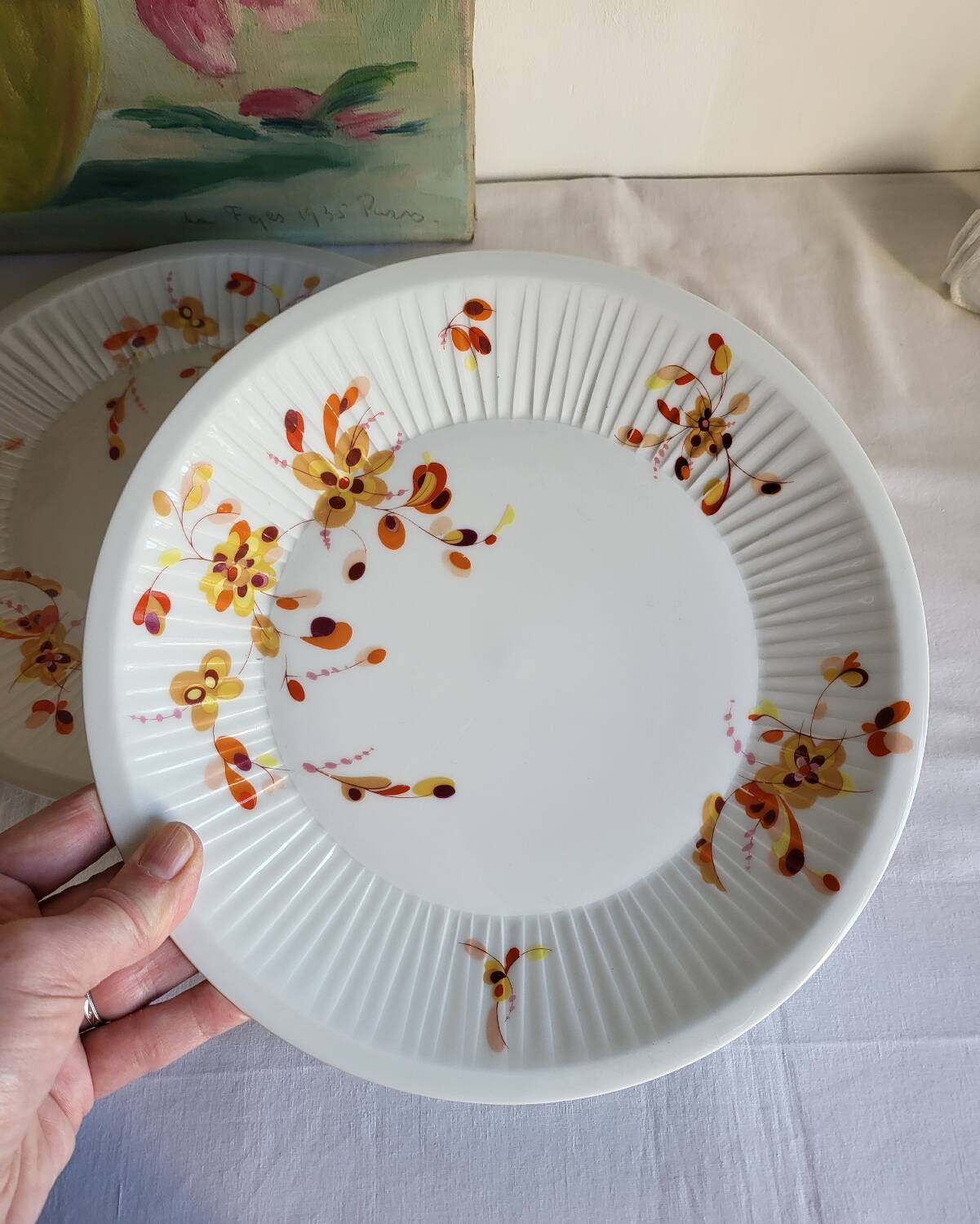 4 Haviland France Limoges Porcelain Dinner Plates