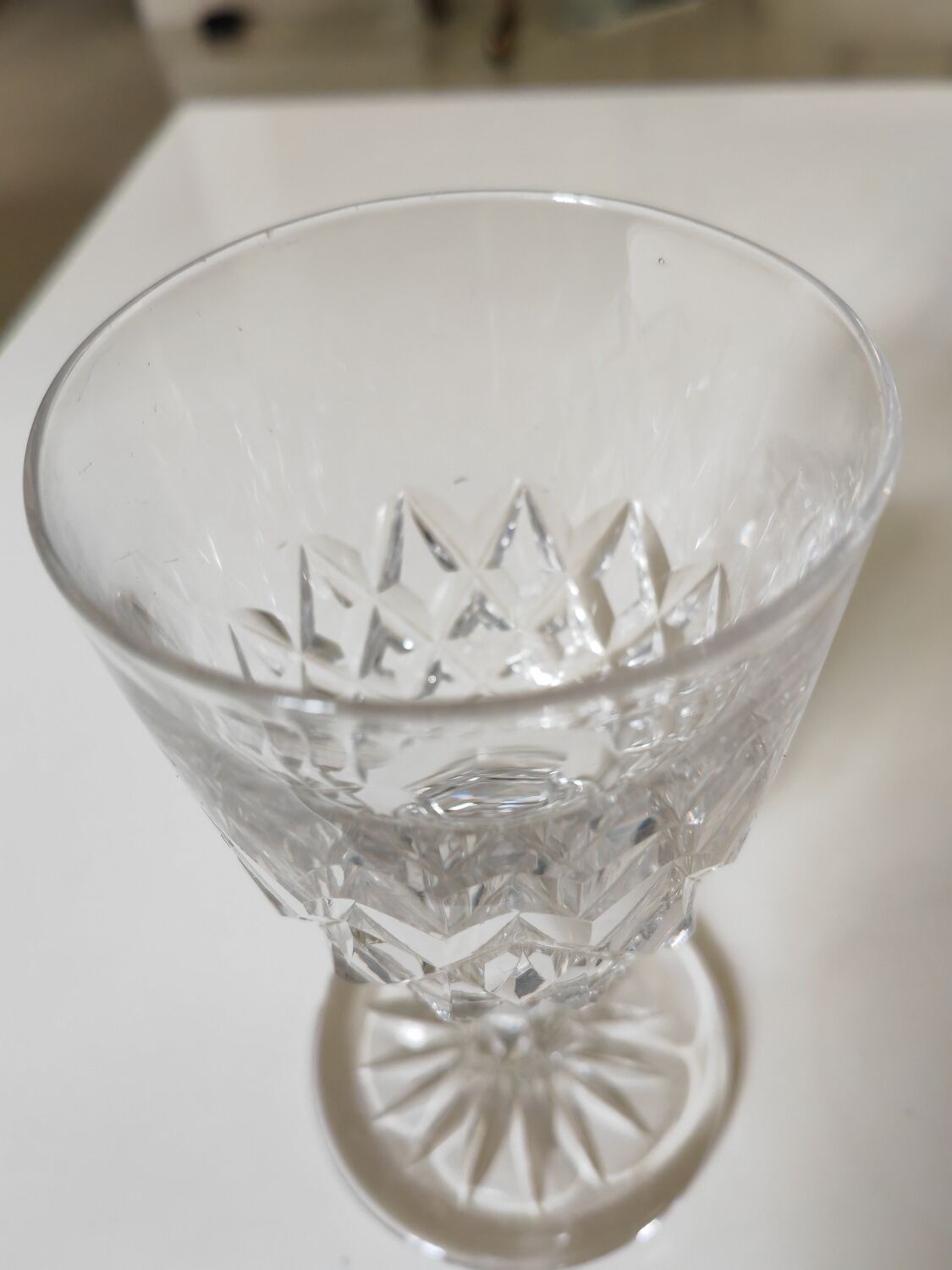 Saint Louis or Baccarat cut crystal glass