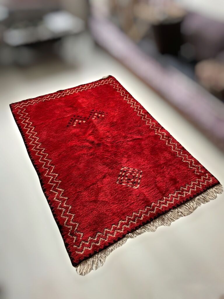 Berber carpet beni m'guild 198x149cm