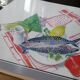 Illustration anglaise vintage représentant une nature morte
