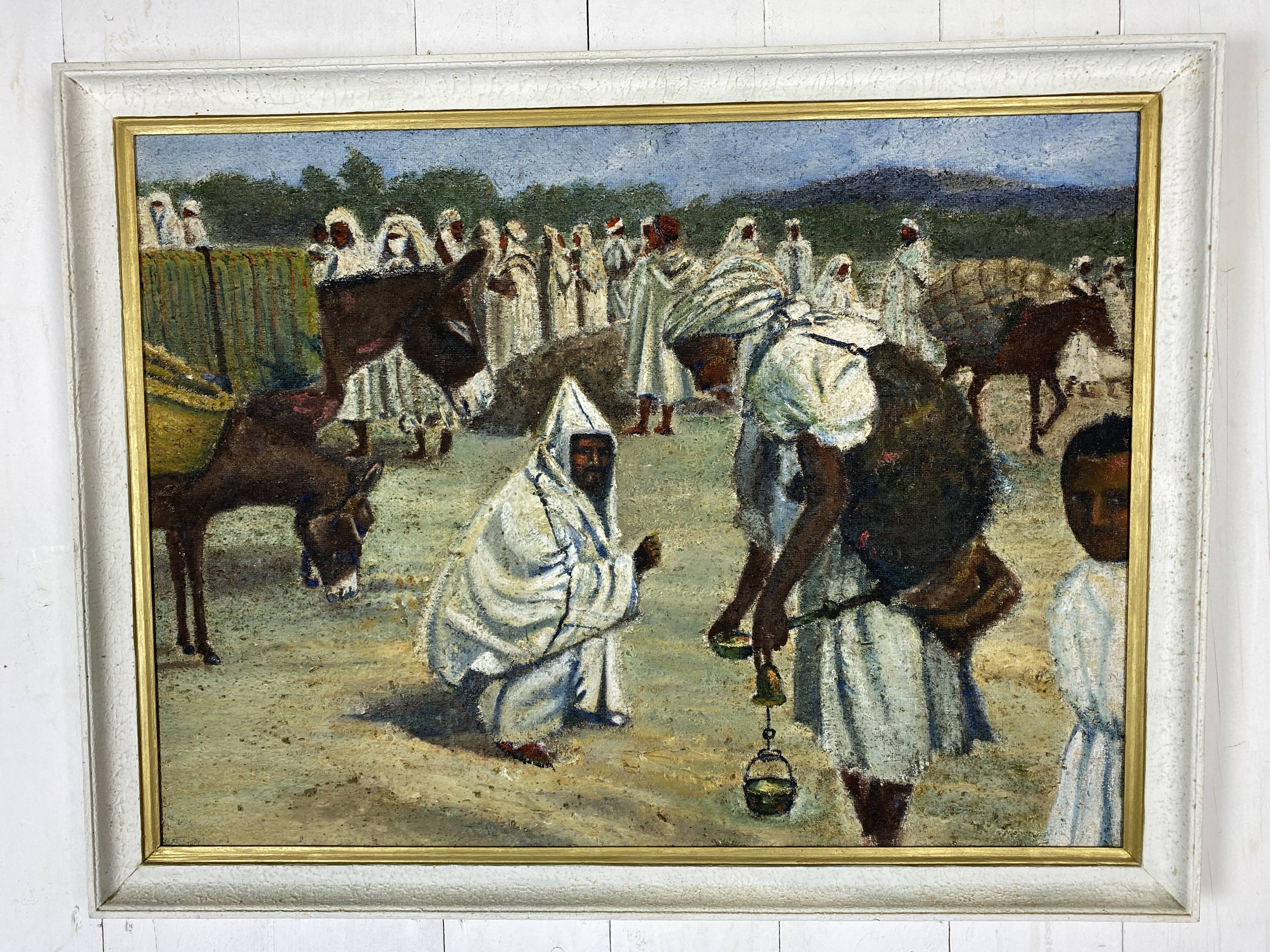 Ancient Orientalist painting