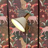 Pair of modular wall lights Scandinavian design 1960.