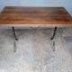 120 cm solid oak bistro table