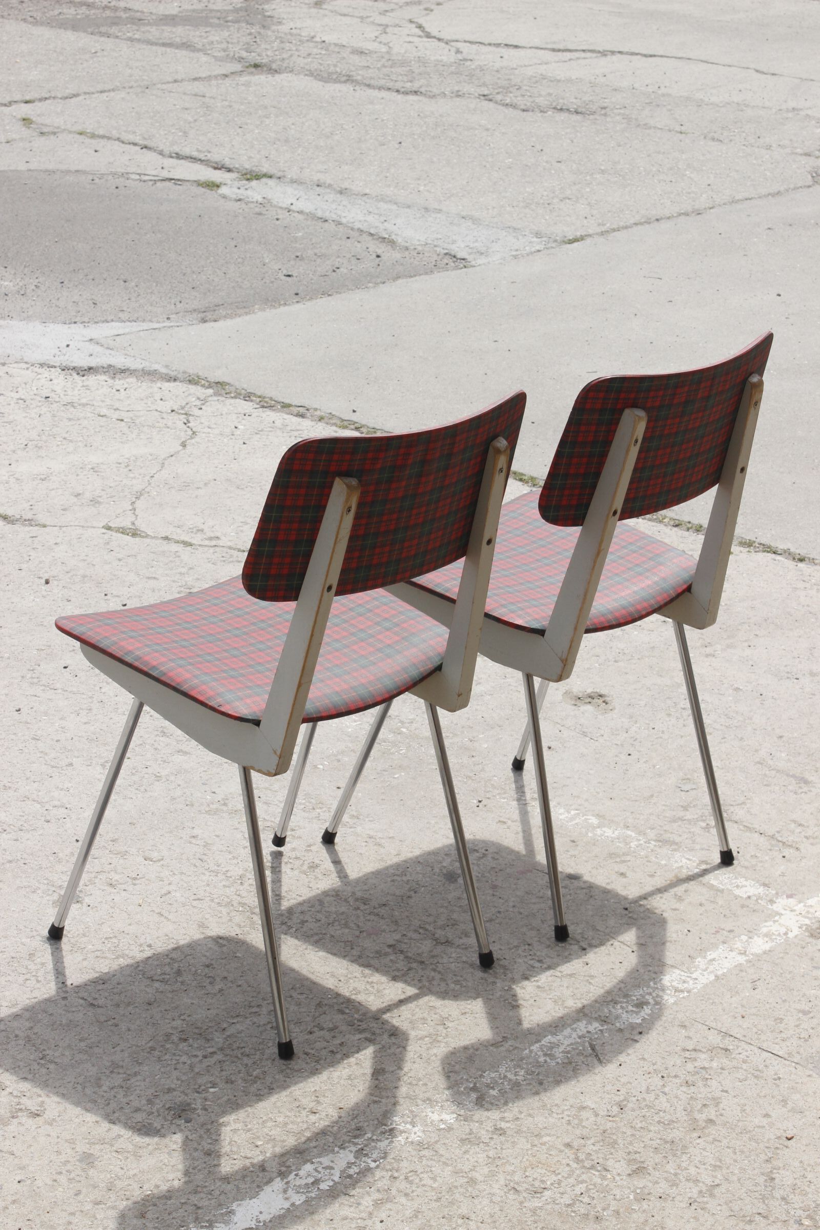 Pair of modernist chairs by Felix Diller, Germany 1950s