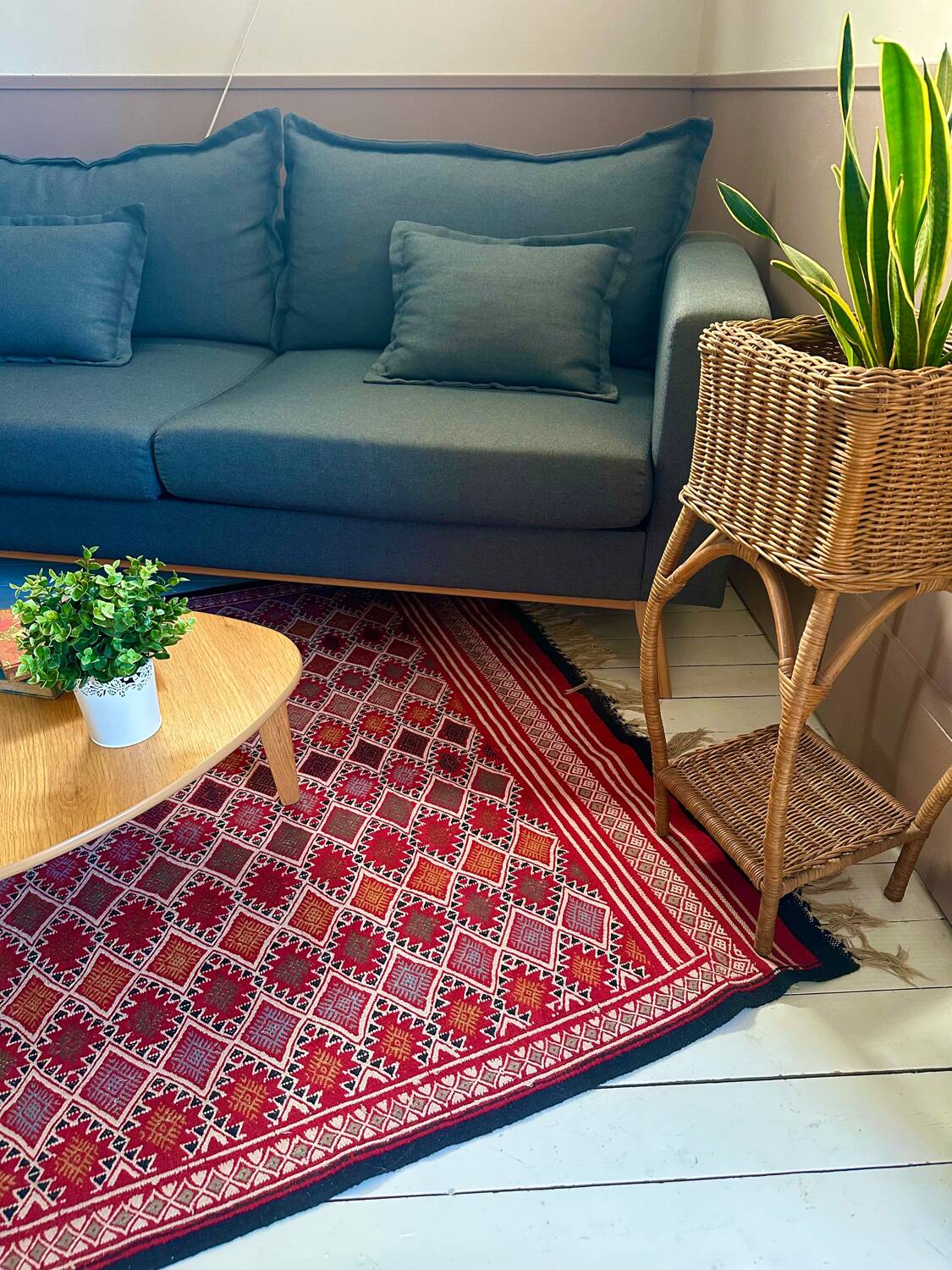 Handmade kilim rug 140x235
