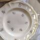 Sarreguemines set of 12 flat plates model Raphaël or flowers of F
