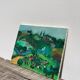 Tableau, huile sur toile paysage naïf