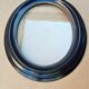 Black lacquered oval frame with its blown glass - Napoleon III - view 25.4 x 20.4