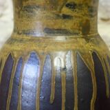 Large glazed stoneware vase Lucien Arnaud Saint-Amand-en-Puisaye