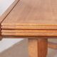 Large extendable dining table, 320 cm, in oak, Guillerme and Chambron.