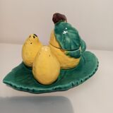 Vintage salt and pepper service Vallauris