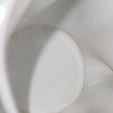 White Glass Vase "Fazzoletto" by Giorgio Berlini, Italy