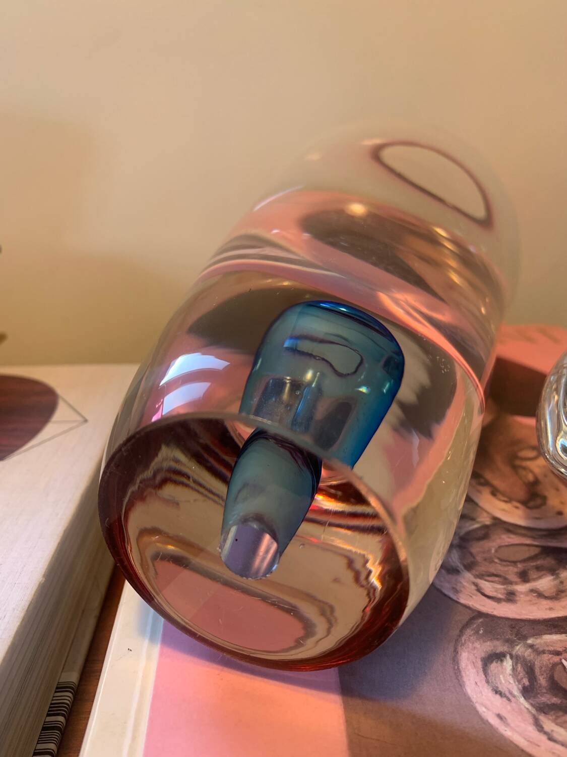Murano submerged vase