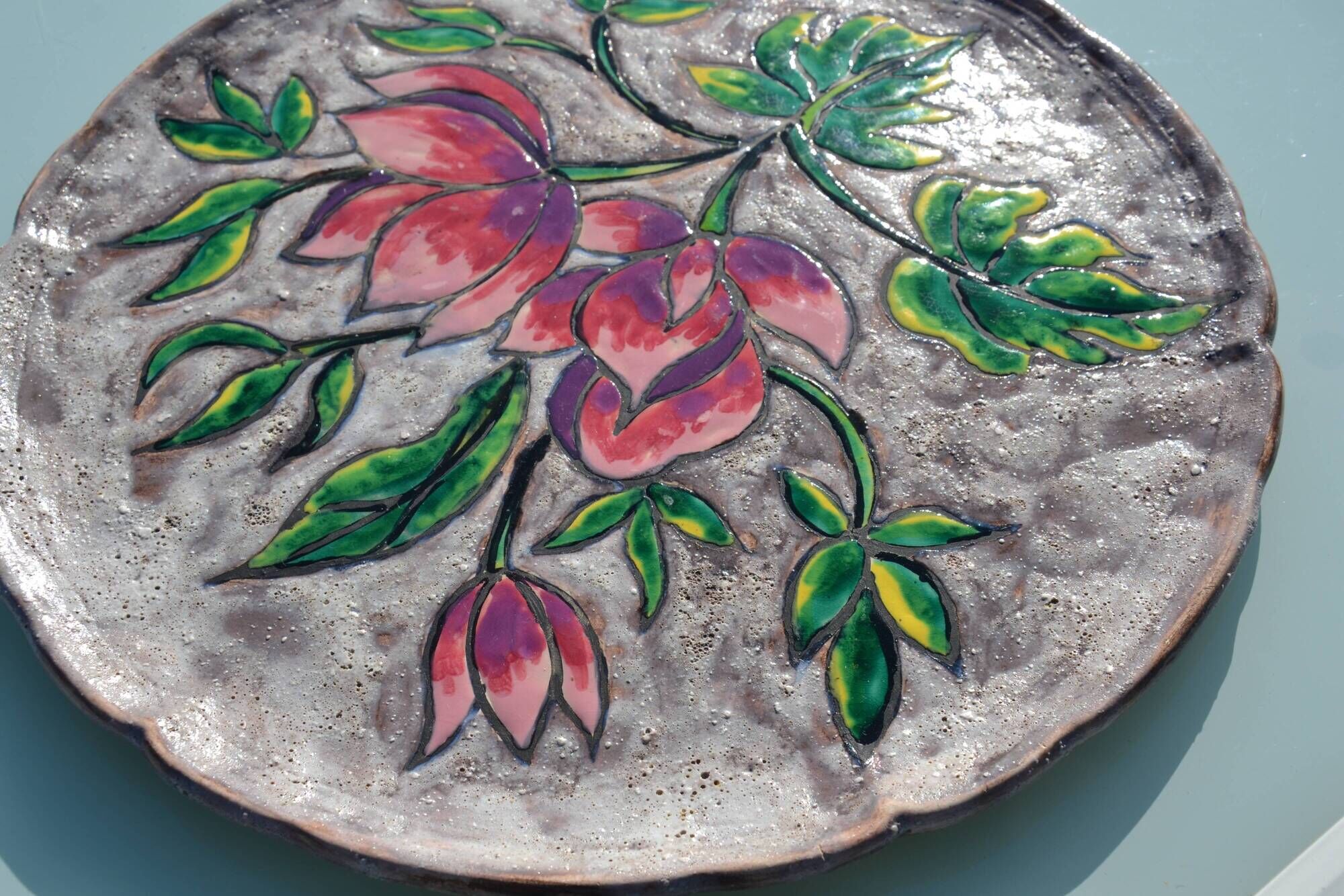 3 decorative plates from Vallauris