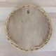 Miroir rond rotin tressé 30 cm