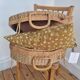 Panier osier vintage
