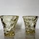 Pierre d'Avesn (1901 - 1990) pair of art deco "honeycomb" vase