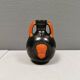 Vase in metallic glaze with orange details, Upsala Ekeby Sweden