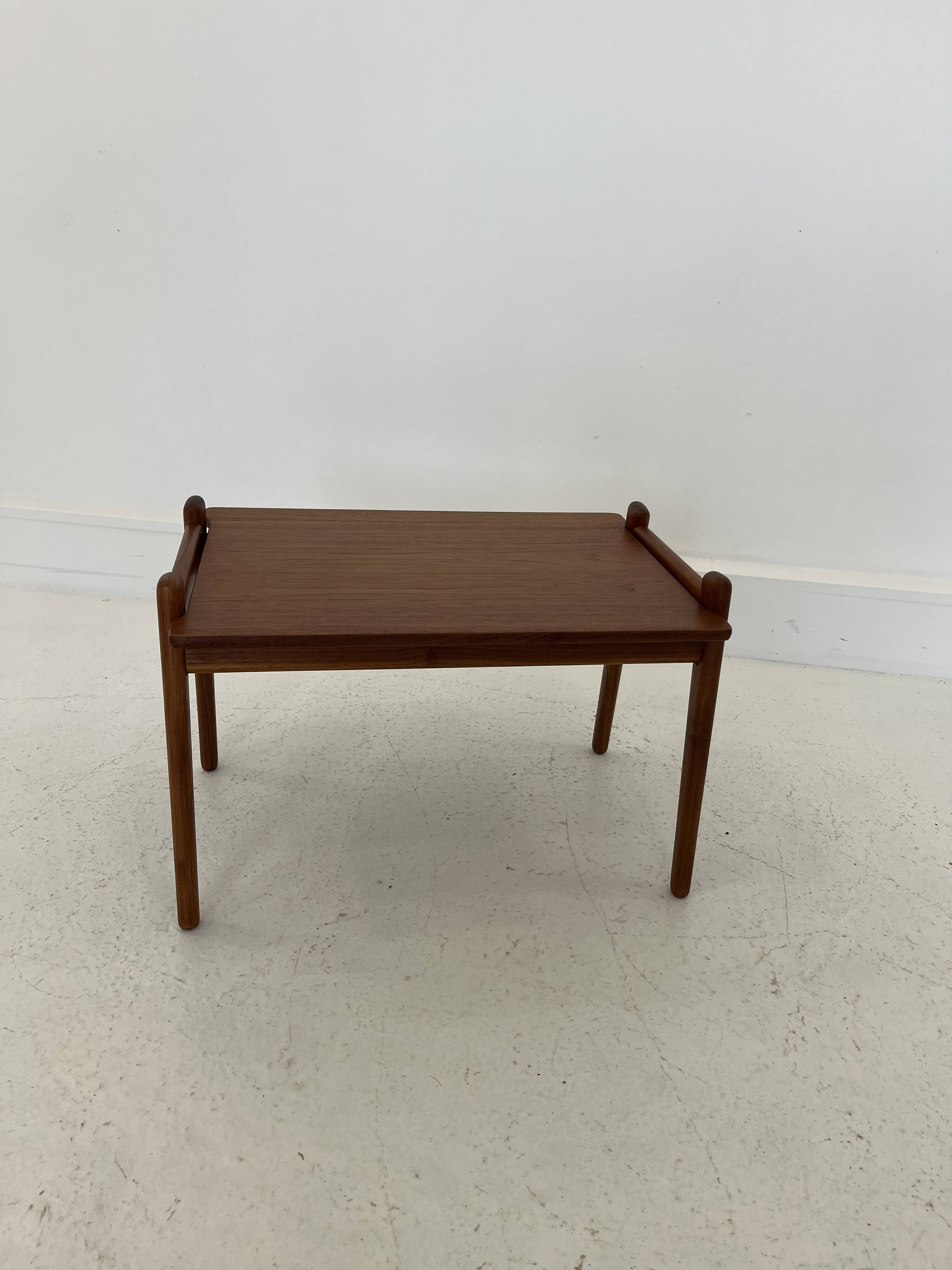 Mid-Century Teak Side Table by Fredrik A. Kayser for Vatne, Norway, 1960s