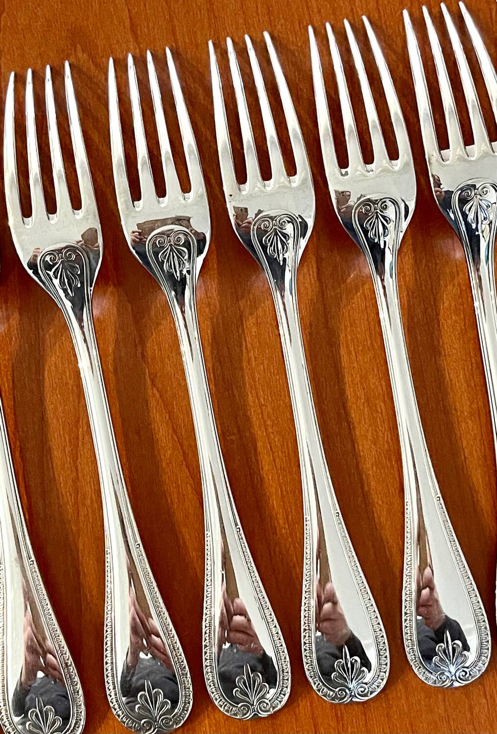 Christofle Malmaison 12 dessert forks 17 cm new condition