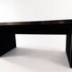 Guido Faleschini's desk for Mariani, black lacquered, 1970s