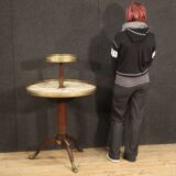 French side table with two shelves in wood from the 20th century
