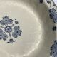 Plat creux Terre de Fer Gien Copenhague bleu marine