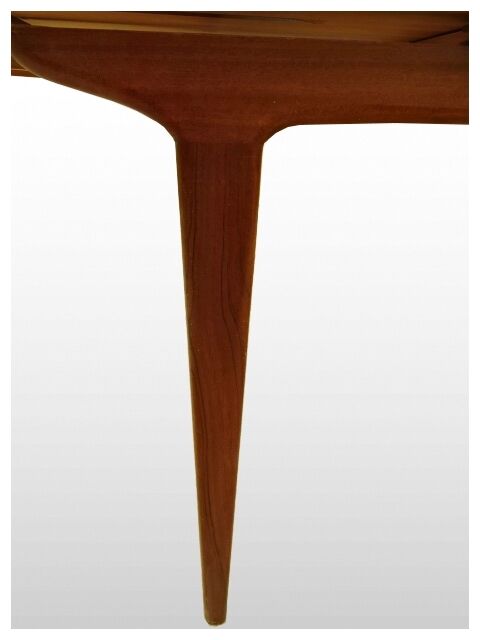 Table expandable Scandinavian vintage 1960 teak