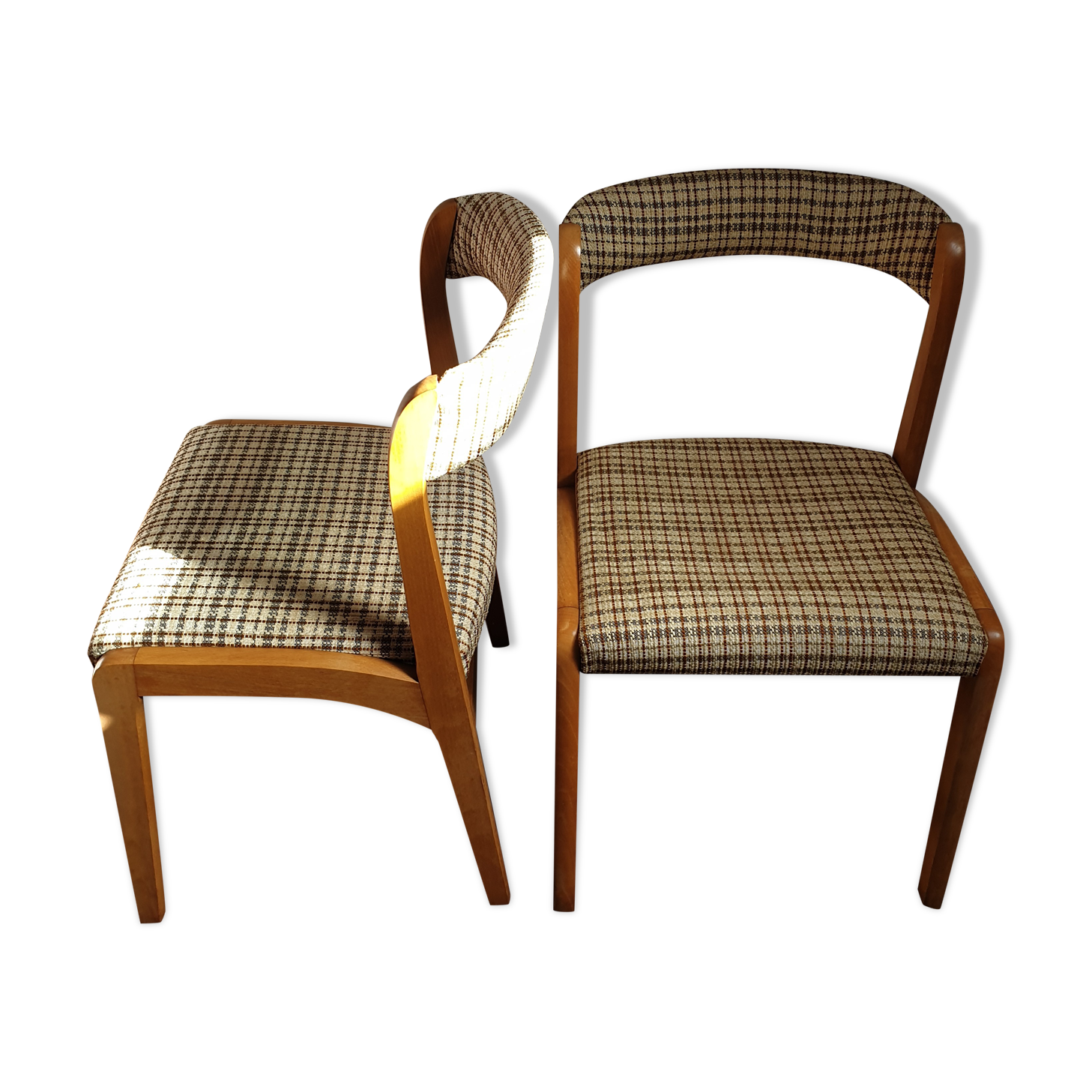 Chaises Baumann Gondole paire vintage