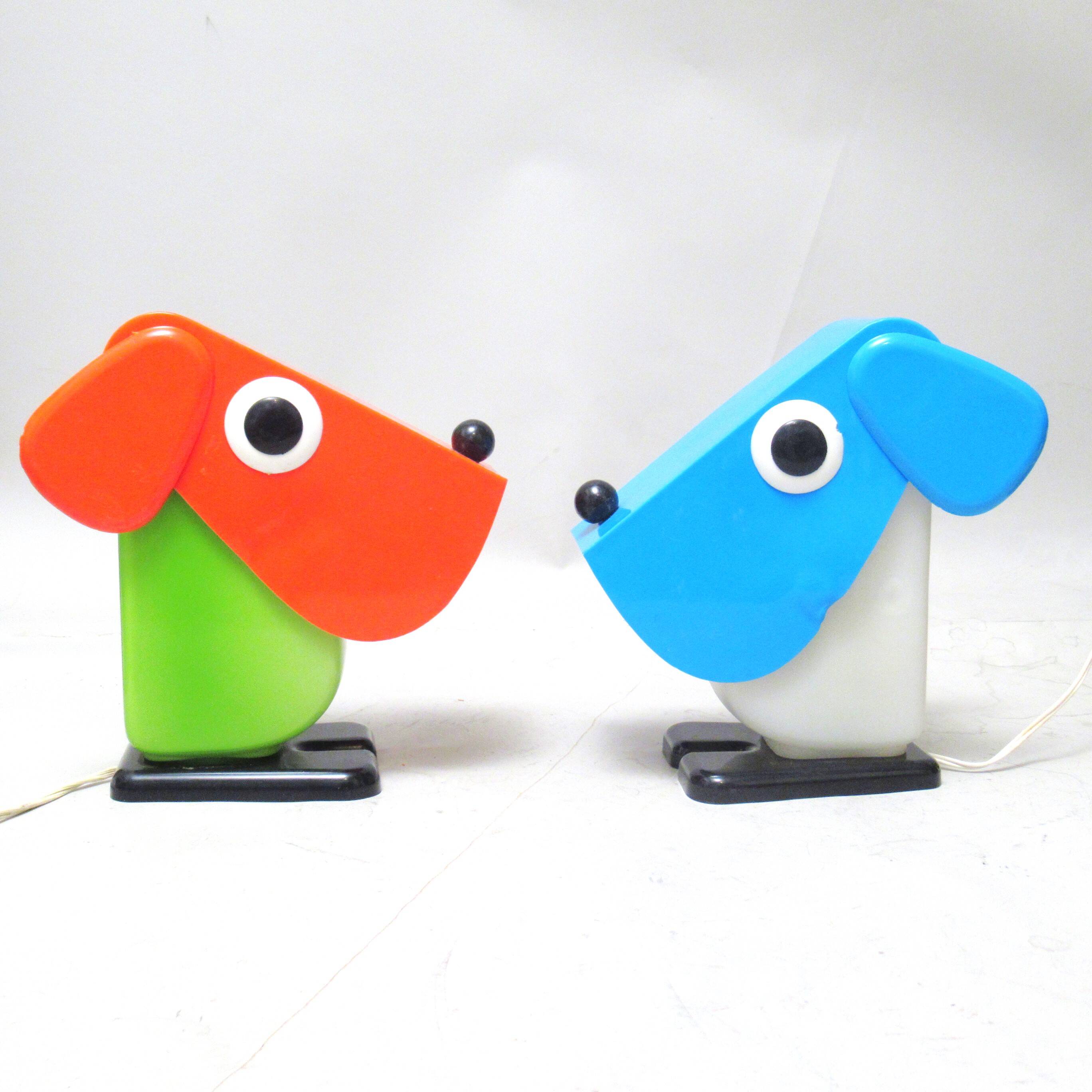 Rufus dog lamp Fernando Cassetta Tacman Italy 1970