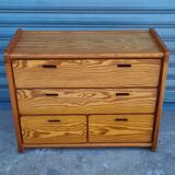 Pine chest of drawers 1970