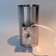Oxar brushed aluminum wall light 1960/70.