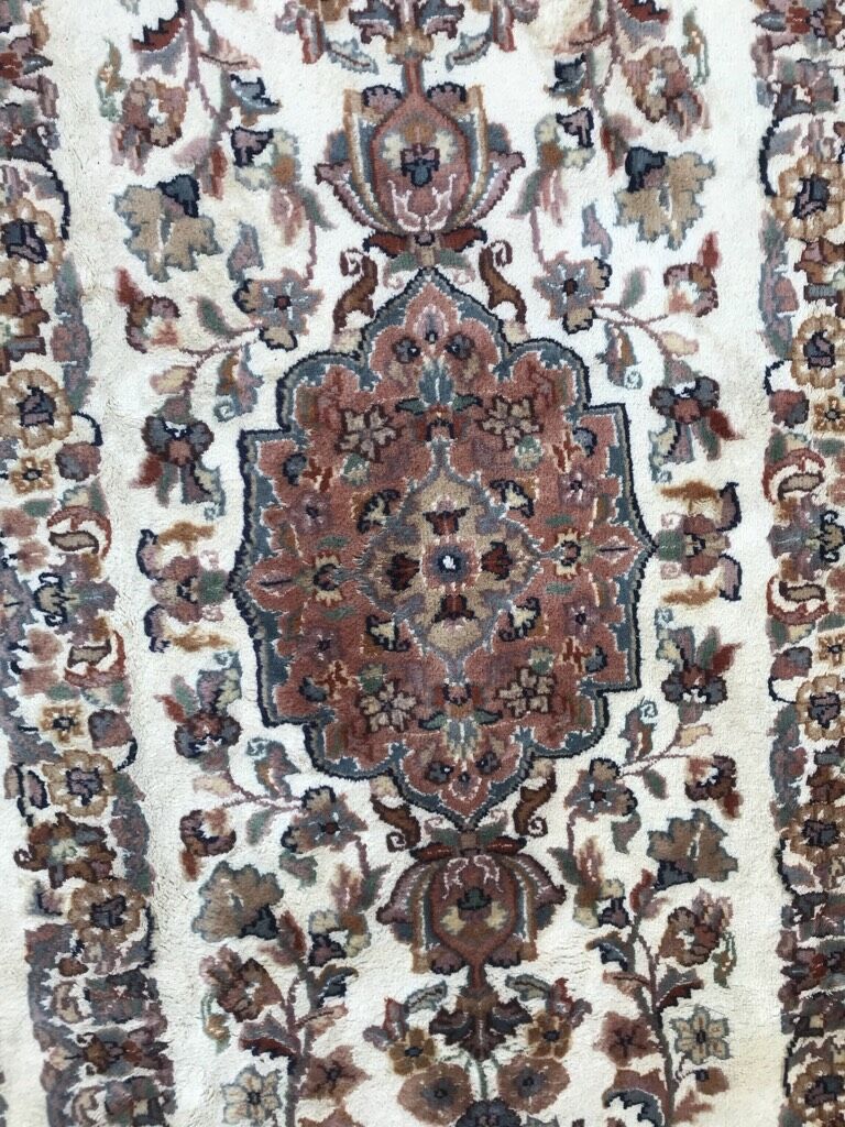 Carpet pakistani Karachi wool and silk 155 x 248 cm