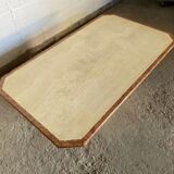 Travertine coffee table vintage marble 70s