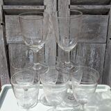Engraved crystal glasses