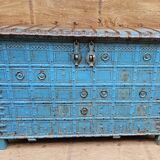 Antique Burmese teak dowry chest