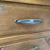 Commode semainier old era Art Deco in Walnut renovated