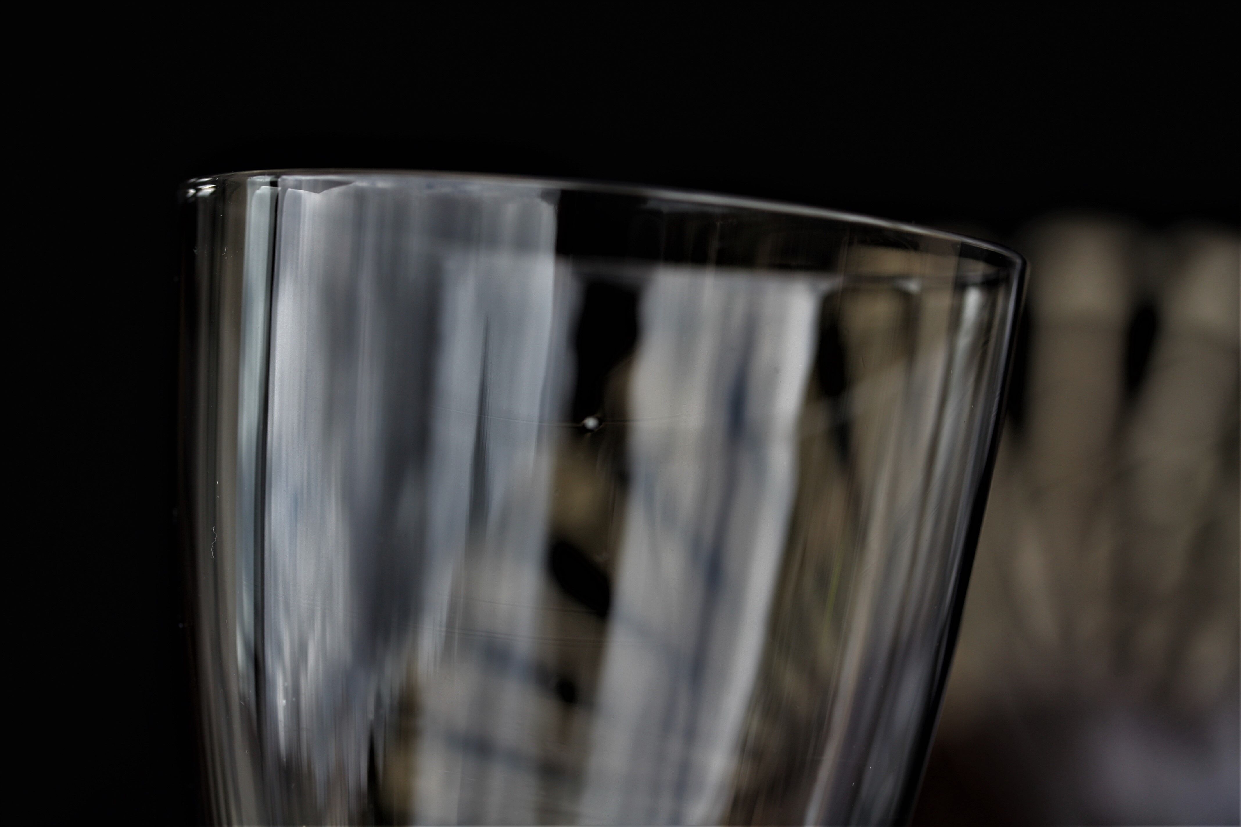 Série de 6 verres à eau en cristal de Baccarat modèle Comtesse de Paris