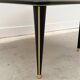 Table basse en skai et verre, 1960