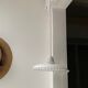 Suspension en opaline blanche