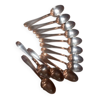 12 silver tablespoons