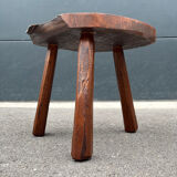 Tabouret tripode bois