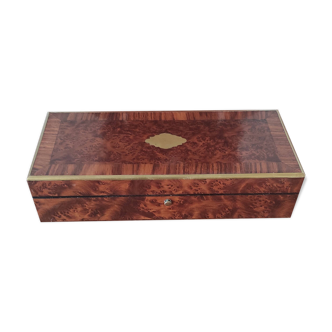 Burl walnut box