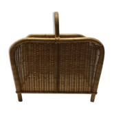 Panier à bûches en osier