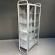 2x vintage italian medical display cabinets from profa - padua